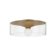 Troy Lighting - C2916-PBR - One Light Flush Mount - Killian - Patina Brass