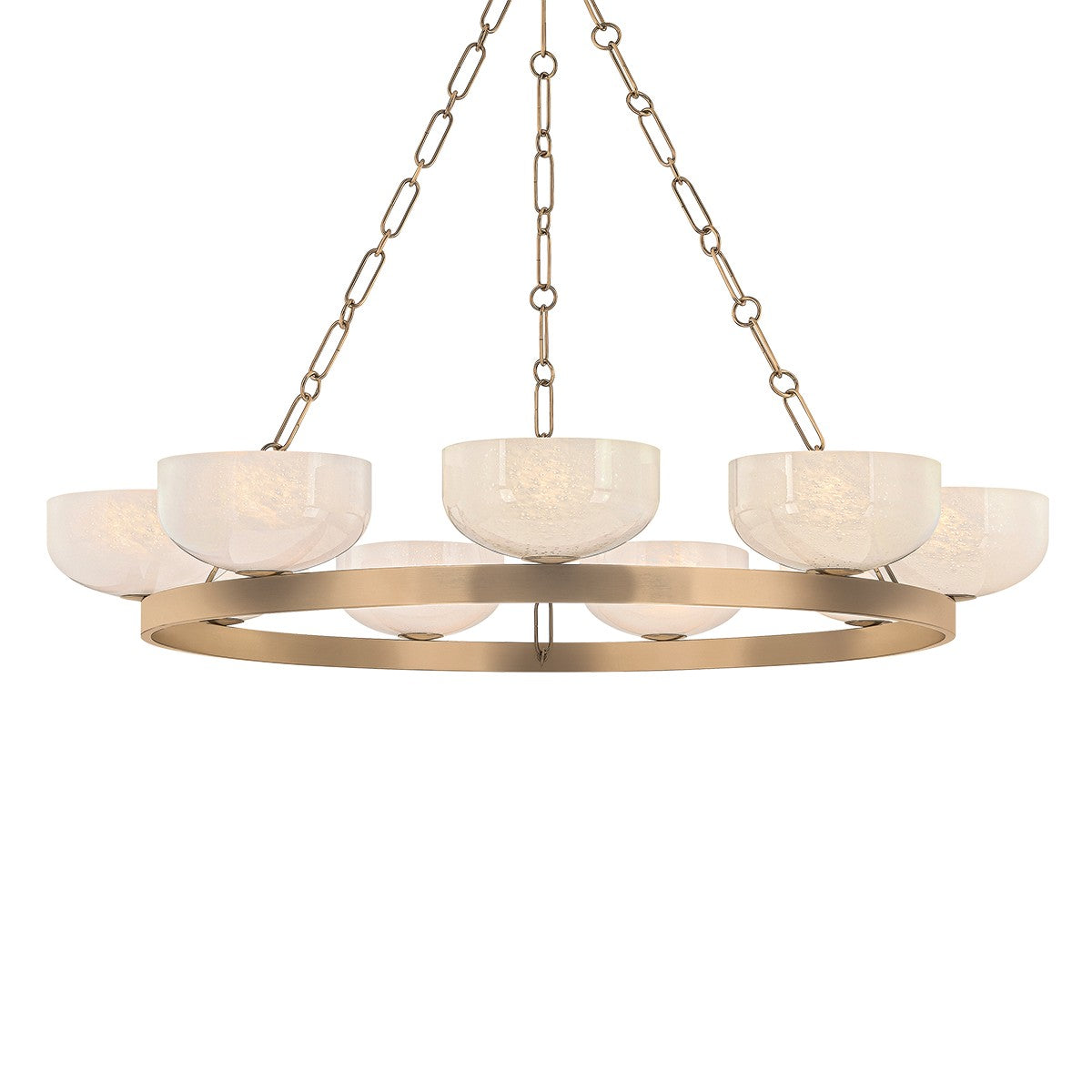 Troy Lighting - F1345-PBR - Nine Light Chandelier - Caelum - Patina Brass
