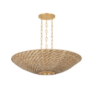 Troy Lighting - F1540-VGL - Six Light Chandelier - Ollie - Vintage Gold Leaf