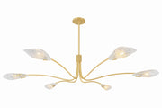 Hudson Valley - 4906-AGB - Six Light Chandelier - Tenafly - Aged Brass
