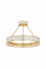 Hudson Valley - 6930-VGL - LED Chandelier - Halcott - Vintage Gold Leaf