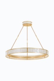 Hudson Valley - 6942-VGL - LED Chandelier - Halcott - Vintage Gold Leaf