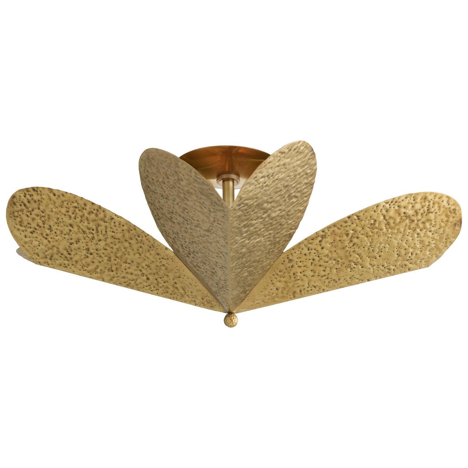 Arteriors - DMI28 - Four Light Flush Mount - Lucinda - Antique Brass
