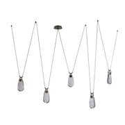 Arteriors - GADLC02 - LED Chandelier - Melt - Smoke