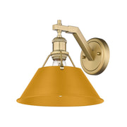 Golden - 3306-1W BCB-AY - One Light Wall Sconce - Orwell - Brushed Champagne Brass