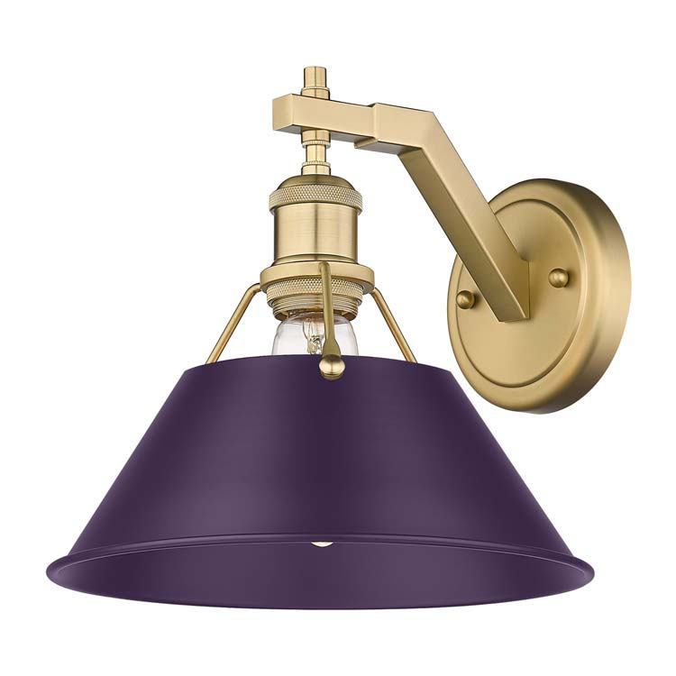 Golden - 3306-1W BCB-EP - One Light Wall Sconce - Orwell - Brushed Champagne Brass