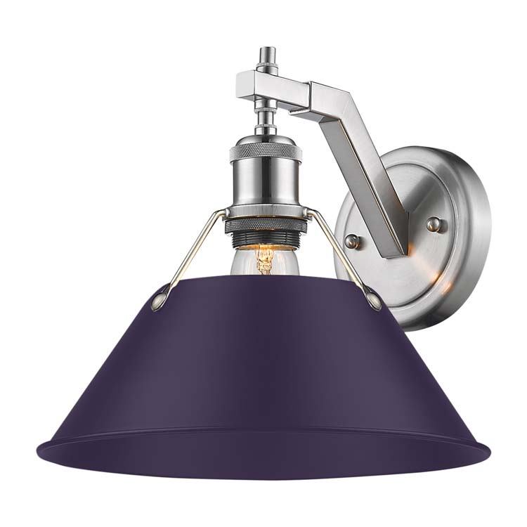 Golden - 3306-1W PW-EP - One Light Wall Sconce - Orwell - Pewter