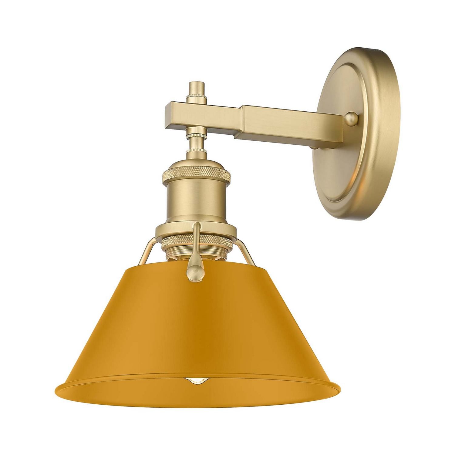 Golden - 3306-BA1 BCB-AY - One Light Bath Vanity - Orwell - Brushed Champagne Brass