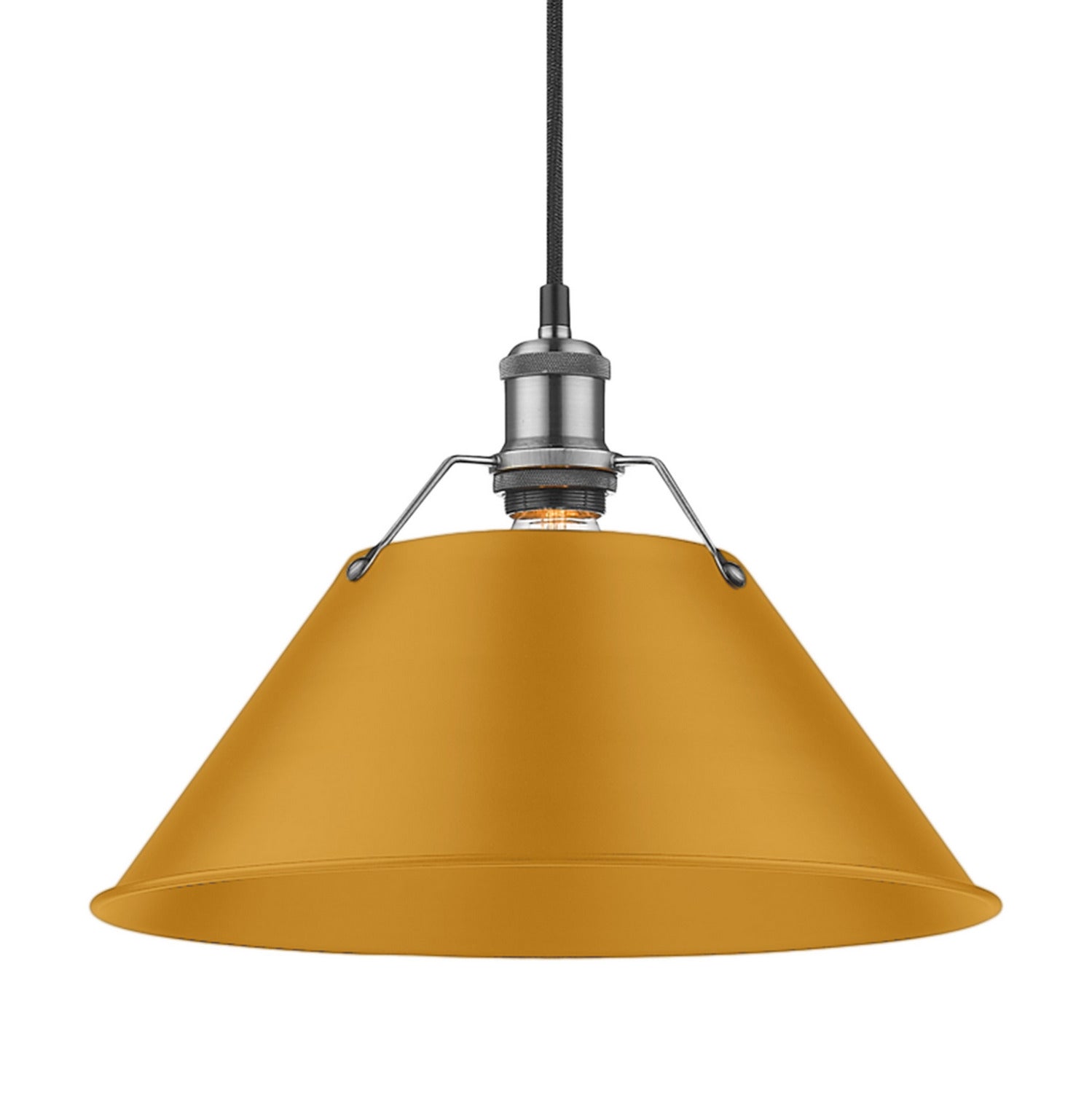 Golden - 3306-L PW-AY - One Light Pendant - Orwell - Pewter