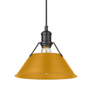 Golden - 3306-M BLK-AY - One Light Pendant - Orwell - Matte Black