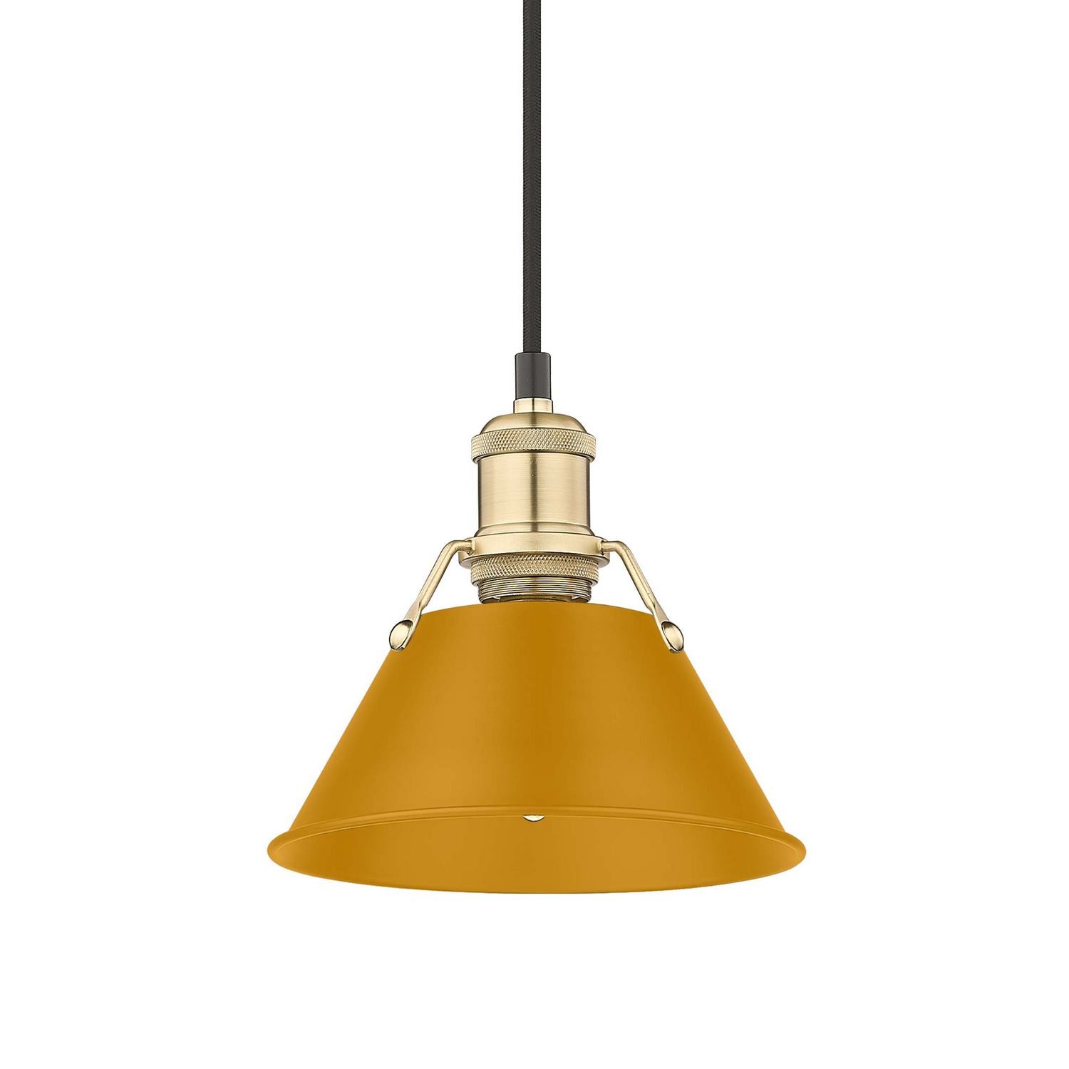 Golden - 3306-S BCB-AY - One Light Pendant - Orwell - Brushed Champagne Brass