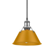 Golden - 3306-S PW-AY - One Light Pendant - Orwell - Pewter