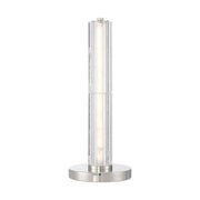 Golden - 3726-TL18 PN-CY - LED Table Lamp - Crystallo - Polished Nickel