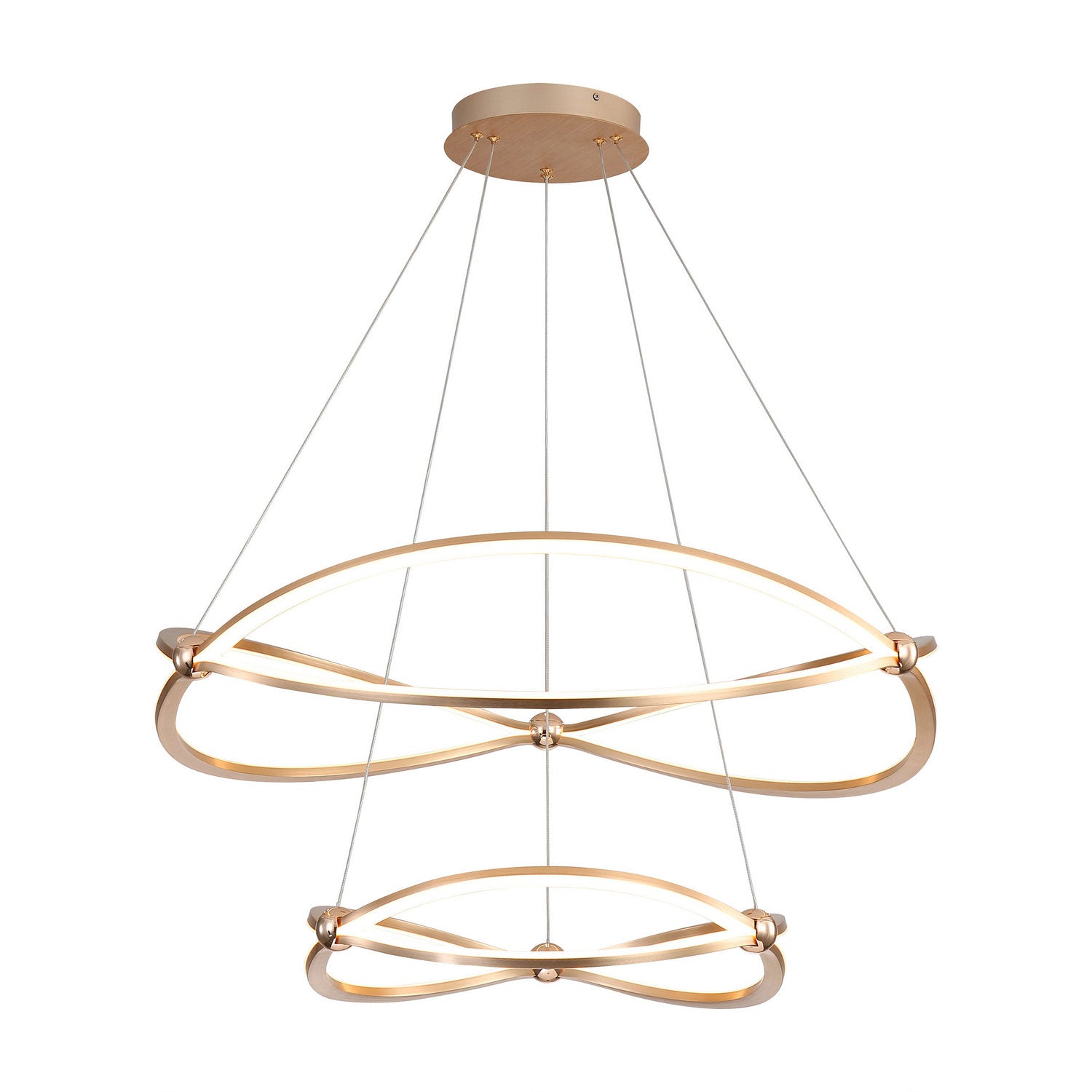 Golden - 7916-32-19 AGL - LED Chandelier - Spirale - Anodized Gold