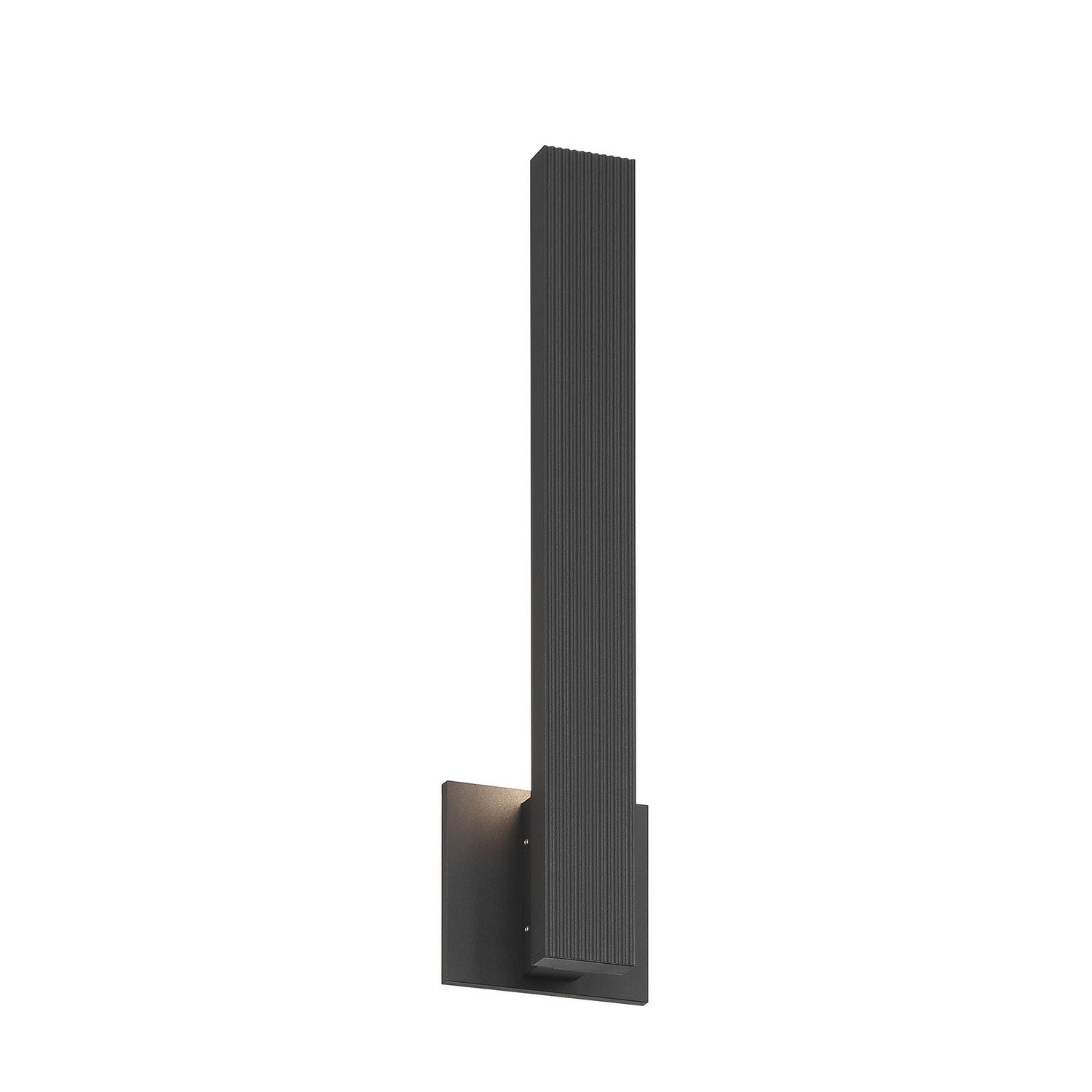 Golden - 8432-OWL18 TBK - LED Outdoor Wall Mount - Enso - Textured Black