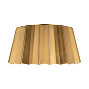 Alora - FM528514AG - Two Light Flush Mount - Plisse - Aged Gold