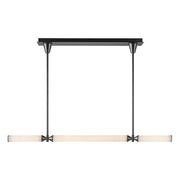 Alora - LP348148UBFR-UNV - LED Linear Pendant - Edwin - Urban Bronze/Frosted Ribbed Glass