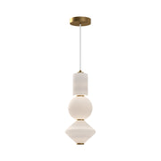 Alora - PD530341AGOP-UNV - LED Pendant - Bijou - Aged Gold/Opal Matte Glass
