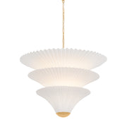 Corbett Lighting - 533-28-VGL - Two Light Chandelier - Belluno - Vintage Gold Leaf