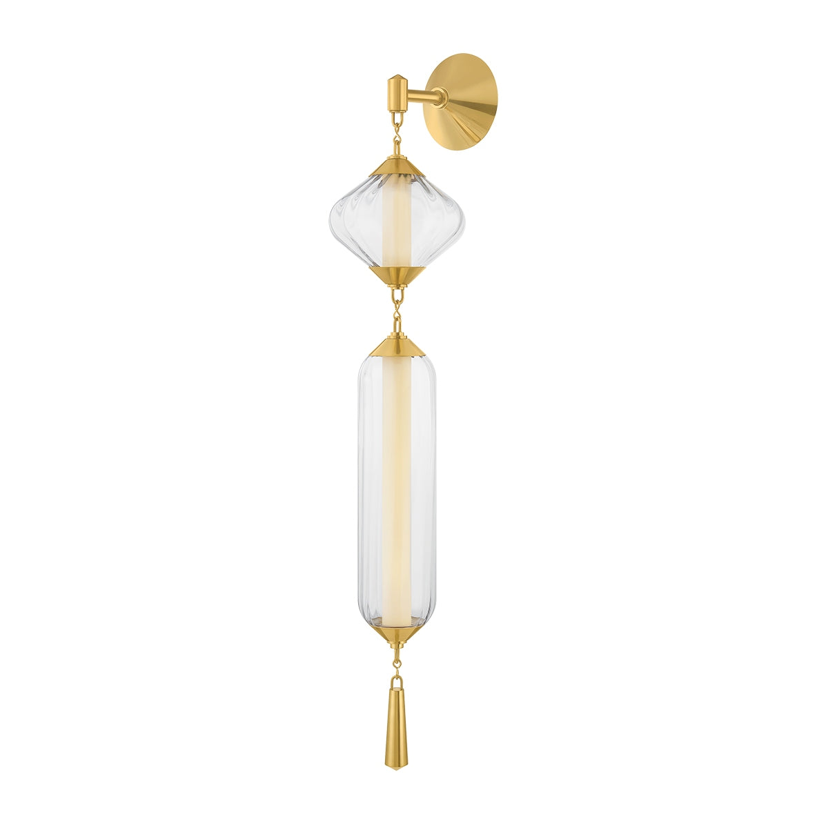 Corbett Lighting - 545-02-VPB - LED Wall Sconce - Fiorello - Vintage Polished Brass