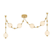 Corbett Lighting - 557-06-VB - LED Linear Pendant - Corda - Vintage Brass