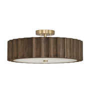Capital Lighting - 257641MA - Four Light Semi Flush Mount - Cody - Matte Brass