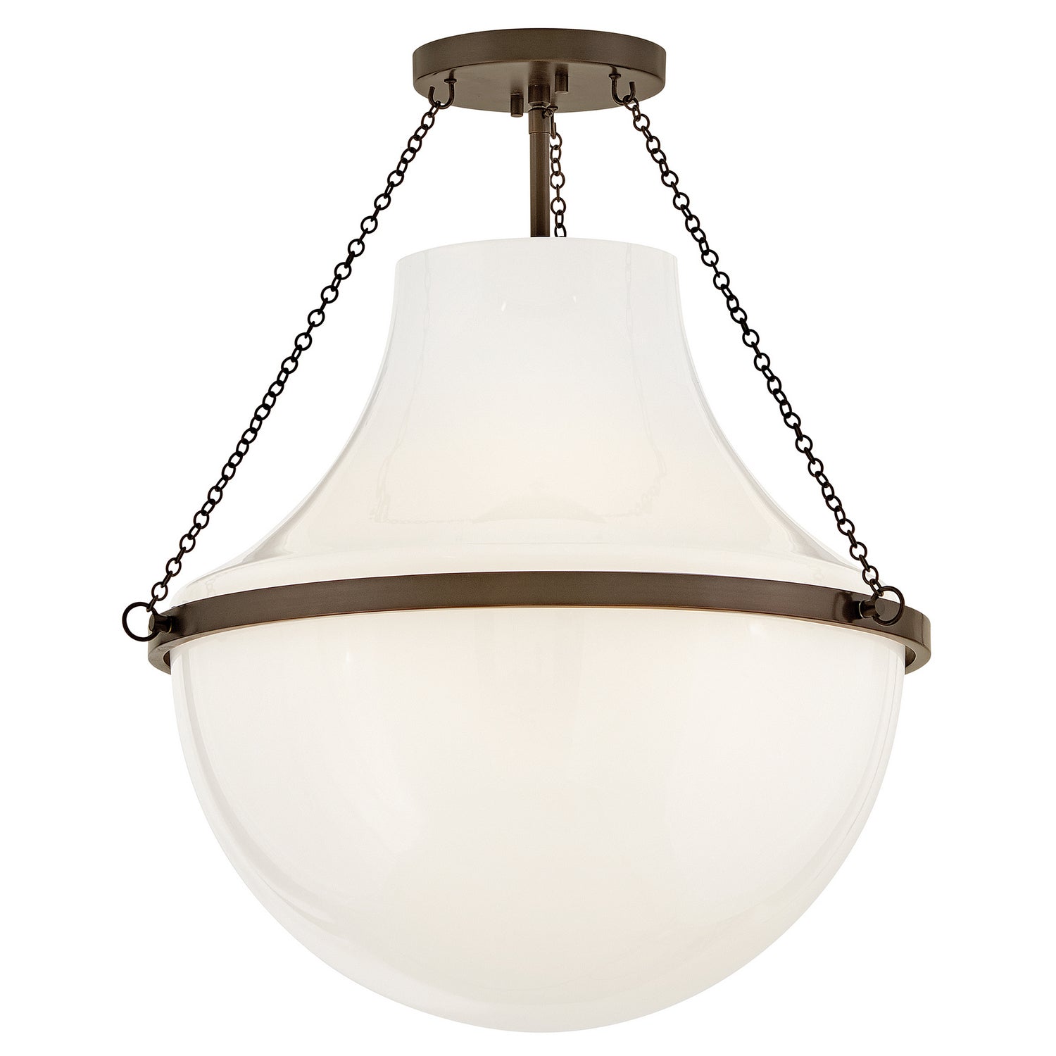 Hinkley - 46893HZ - LED Semi-Flush Mount - Collins - Heritage Bronze