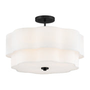 Hinkley - 47733BK - LED Semi-Flush Mount - Gwen - Black