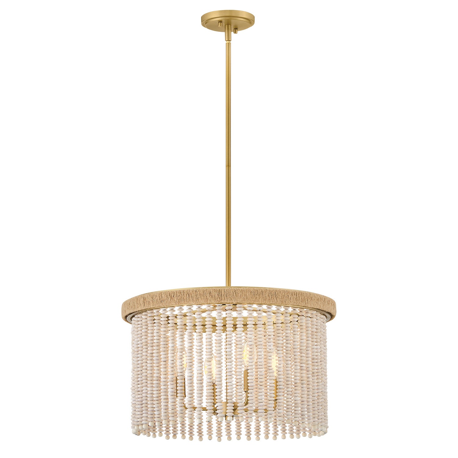 Hinkley - 48607LCB - LED Convertible Semi-Flush Mount - Indra - Lacquered Brass
