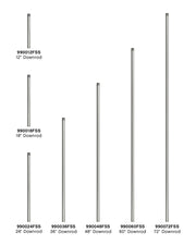 Hinkley - 990036FSS - Downrod - 36" Downrod - Satin Steel