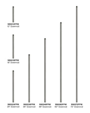 Hinkley - 990072FPW - Downrod - 72" Downrod - Pewter