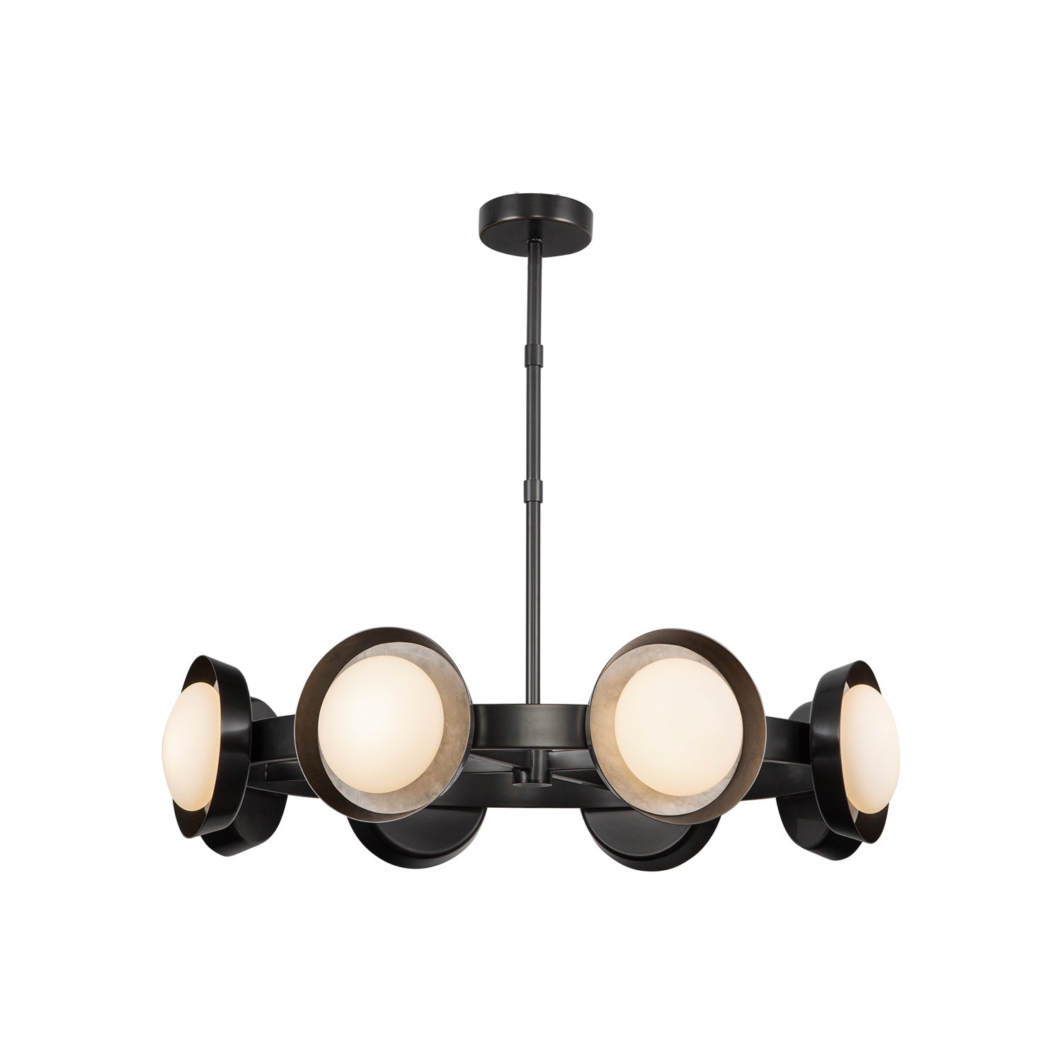 Alora - CH320837UB-UNV - LED Chandelier - Alonso - Urban Bronze