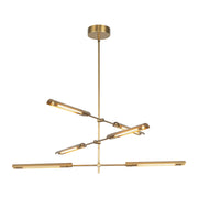 Alora - MP316406VBMS-UNV - LED Pendant - Astrid - Metal Shade/Vintage Brass