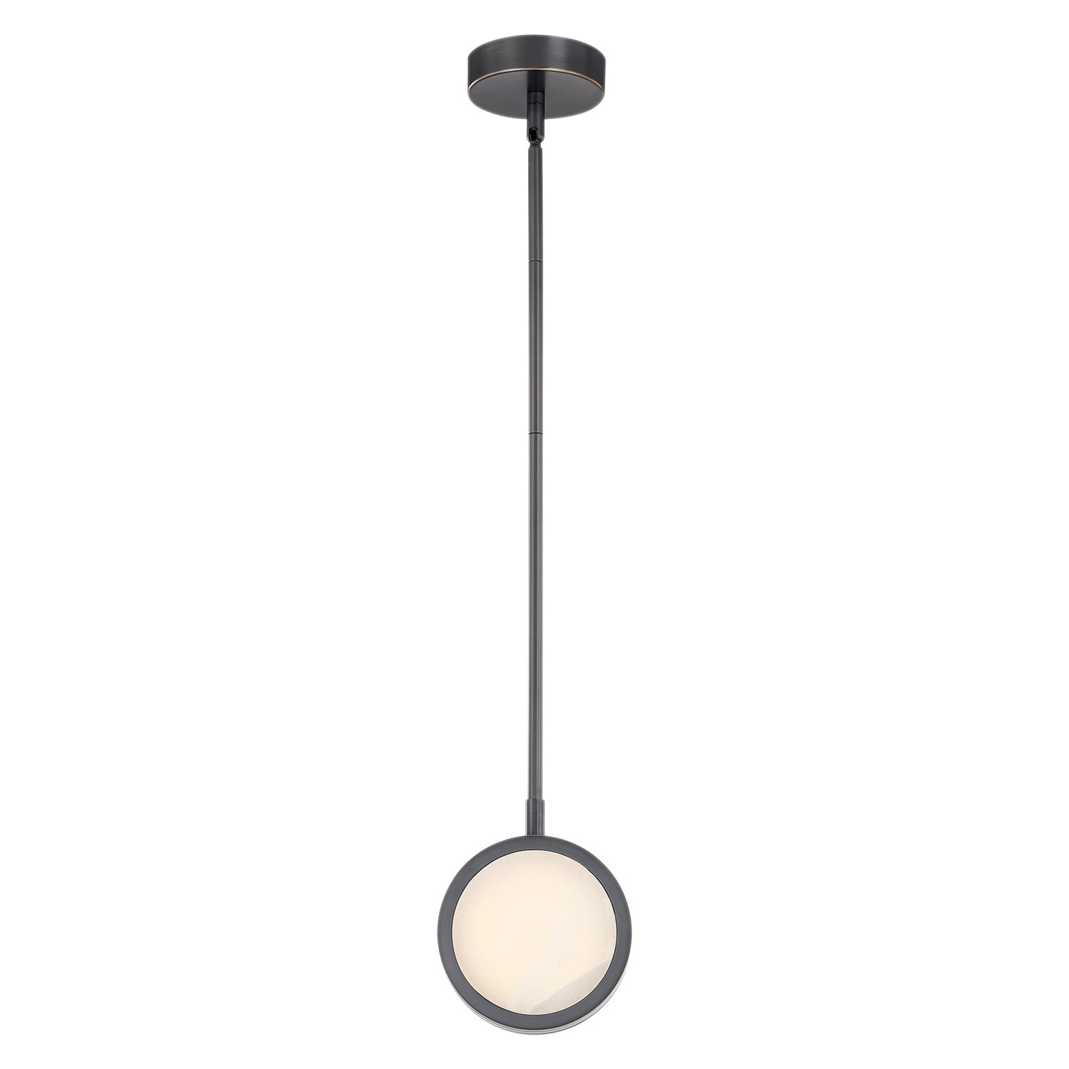 Alora - PD325106UBAR-UNV - LED Pendant - Blanco - Urban Bronze/Alabaster
