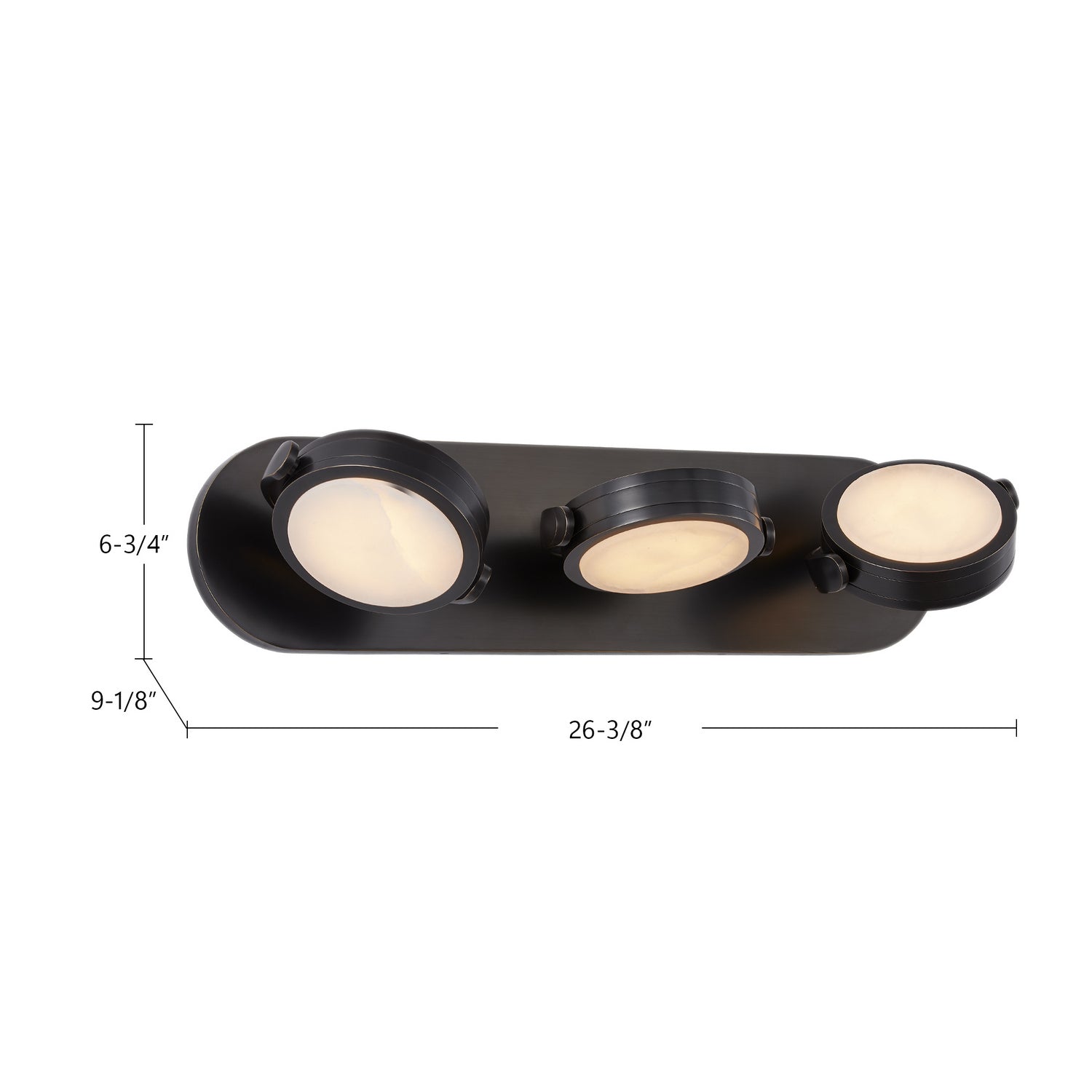 Alora - WV325326UBAR-UNV - LED Wall/Vanity - Blanco - Urban Bronze/Alabaster