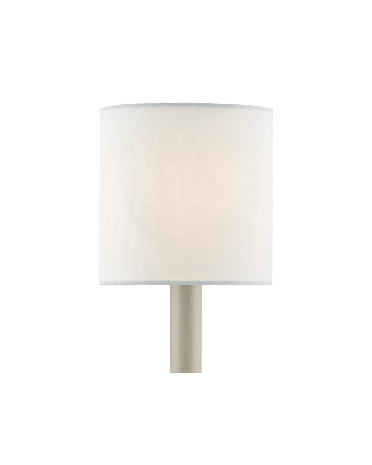 Currey and Company - 0454 - Shade - White Cotton Chandelier Shade - White Cotton