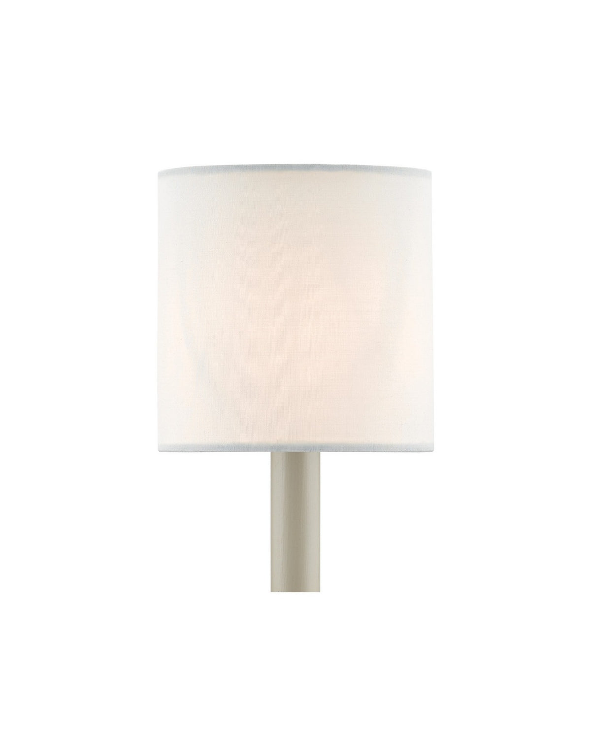 Currey and Company - 0455 - Shade - White Cotton Chandelier Shade - White Cotton