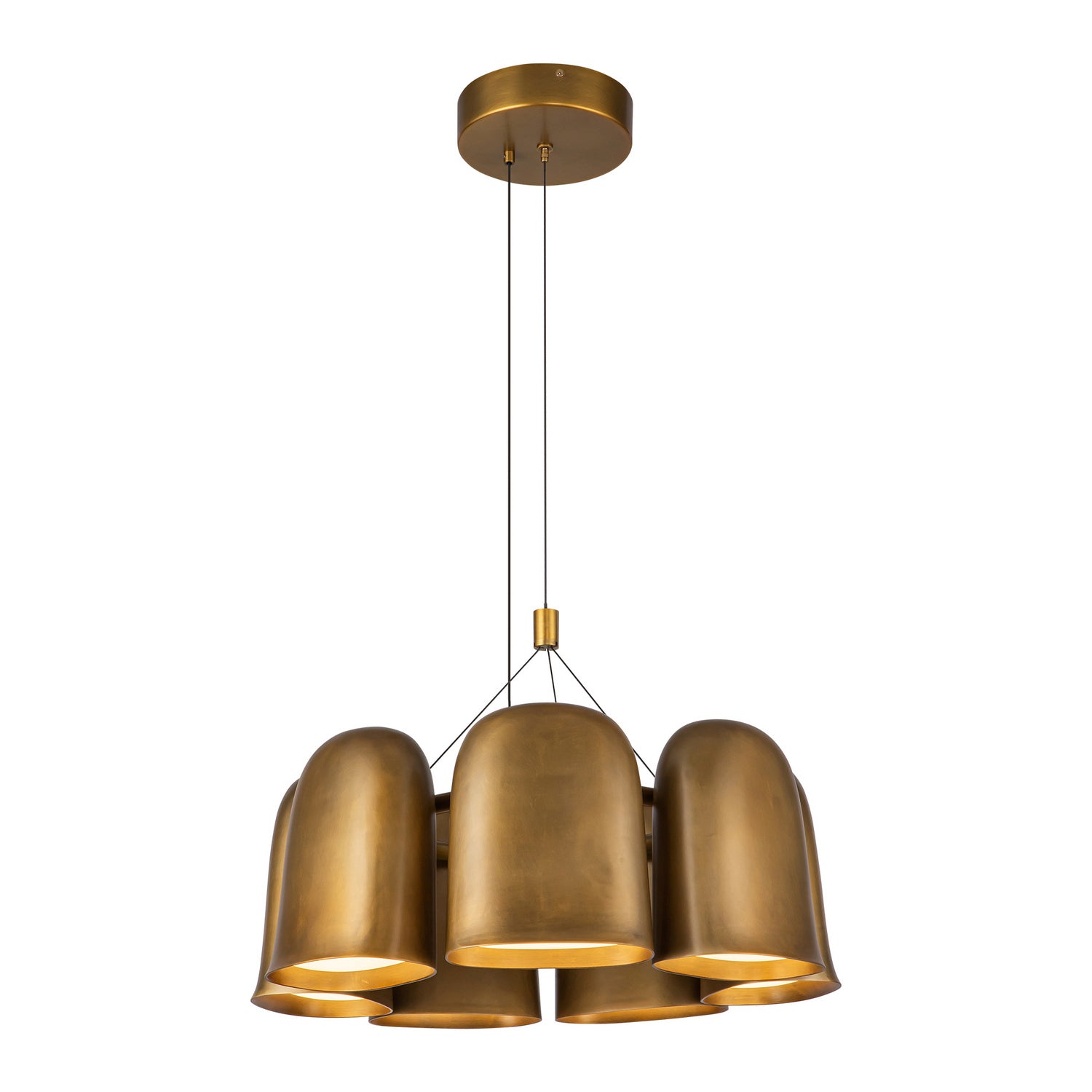 Kuzco Lighting - CH21120-VB-UNV - LED Chandelier - Bell - Vintage Brass