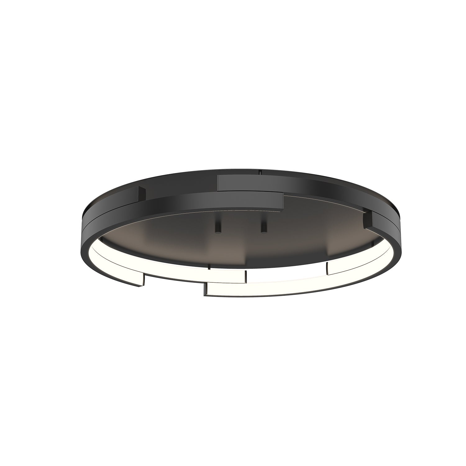 Kuzco Lighting - FM52719-BK-UNV-010 - LED Flush Mount - Anello Minor - Black