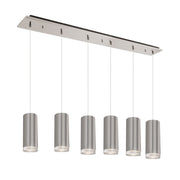 Kuzco Lighting - MP401432BN-06 - LED Pendant - Cameo - Brushed Nickel