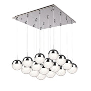 Kuzco Lighting - MP402801CH-16 - LED Pendant - Pluto - Chrome
