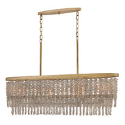 Fredrick Ramond - FR41496BNG-LA - LED Linear Pendant - Rubina - Burnished Gold