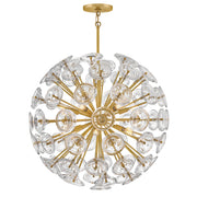 Fredrick Ramond - FR46905UB - LED Chandelier - Maya - Unlacquered Brass