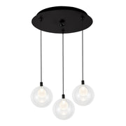 Kuzco Lighting - MP3106BK-03 - LED Pendant - Bolla - Black