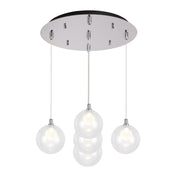 Kuzco Lighting - MP3106CH-05 - LED Pendant - Bolla - Chrome