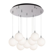 Kuzco Lighting - MP3106CHOP-09 - LED Pendant - Bolla - Chrome/Opal Glass