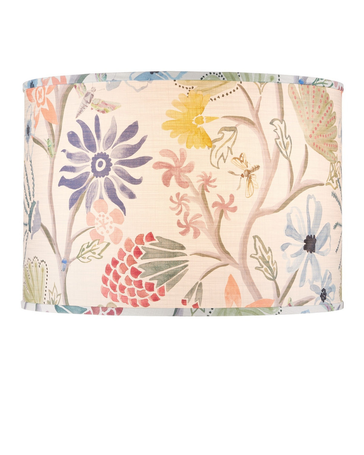 Currey and Company - 0900-6010 - Lamp Shade - Madeline - Ivory/Blue/Green/Yellow/Magenta