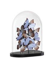 Currey and Company - 1200-0977 - Sculpture - Rue de Bac Butterflies - Lilac/Brown/Black/Clear