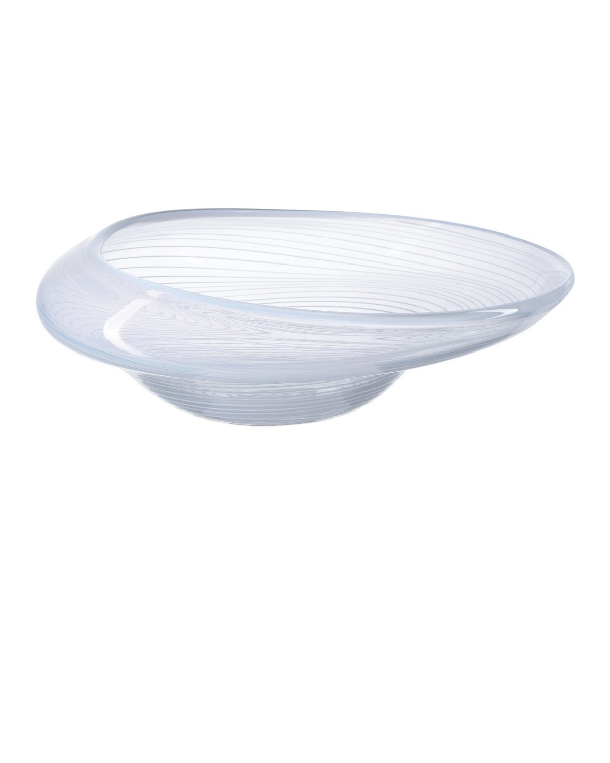 Currey and Company - 1200-0991 - Bowl - Bonaventure - White/Clear