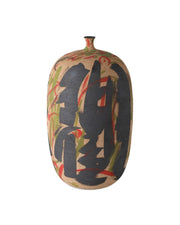 Currey and Company - 1200-0999 - Vase - Zeal - Black/Yellow/Green/Red